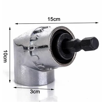 Adjustable Angle Driver Screwdriver Bit Extension Hex Drill Bending Adapter 1/4" Hex Shank Corner Device Hand Tools
Adjustable Angle Driver Screwdriver Bit Extension Hex Drill Bending Adapter 1/4" Hex Shank Corner Device Hand Tools
