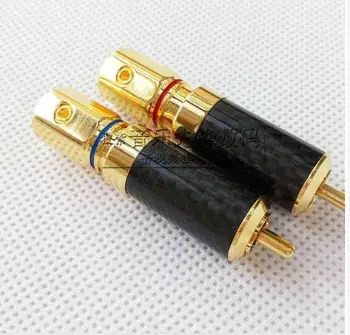 2pcs Carbon fiber pure copper plated thick gold RCA large aperture assembly plug 10MM tail hole carbon fiber lotus plug
2pcs Carbon fiber pure copper plated thick gold RCA large aperture assembly plug 10MM tail hole carbon fiber lotus plug