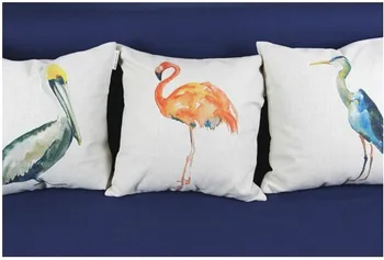 Mediterranean Painted waterfowl cotton cushion Linen Pillow car office home decor sofa cushions 3PCS/LOT
Mediterranean Painted waterfowl cotton cushion Linen Pillow car office home decor sofa cushions 3PCS/LOT