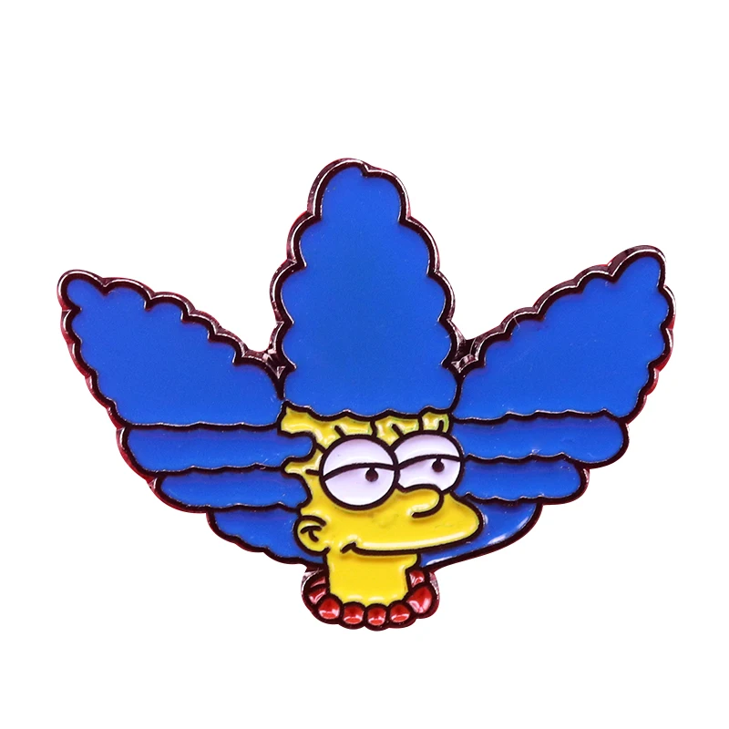 Marge Simpson brooch cute cartoon lapel pin Simpsons family badge hat bag shirt jackets enamel Pin
Marge Simpson brooch cute cartoon lapel pin Simpsons family badge hat bag shirt jackets enamel Pin