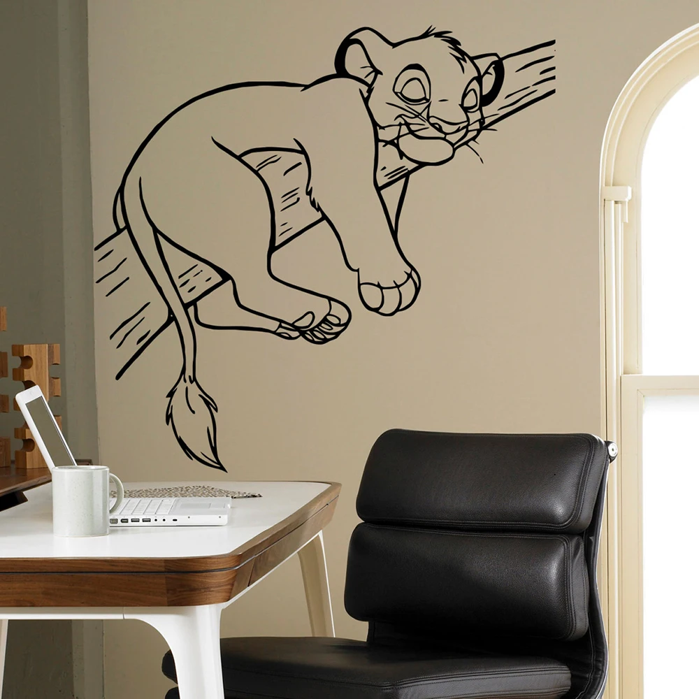 The Lion king Sleeping little lion vinyl wall decal home decor kids room art mural removable wall sticker
The Lion king Sleeping little lion vinyl wall decal home decor kids room art mural removable wall sticker
