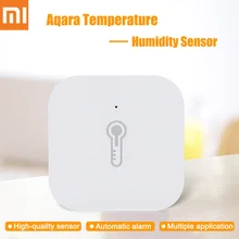 New Original Xiaomi Aqara Temperature Humidity Sensor Smart Home Device Air Pressure Work With Android IOS APP Fast Ship(China)