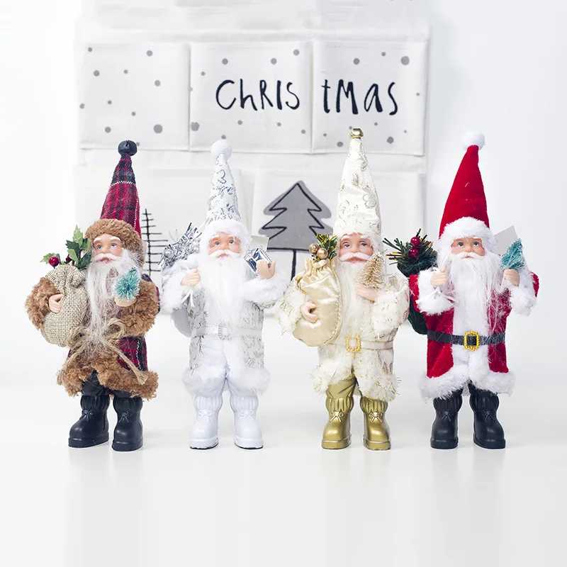 2019 Santa Claus Doll 23.5cm High Santa Cloth Doll Creative Fabric Home Decoration Ornaments New Year Gift for Children Toy
2019 Santa Claus Doll 23.5cm High Santa Cloth Doll Creative Fabric Home Decoration Ornaments New Year Gift for Children Toy