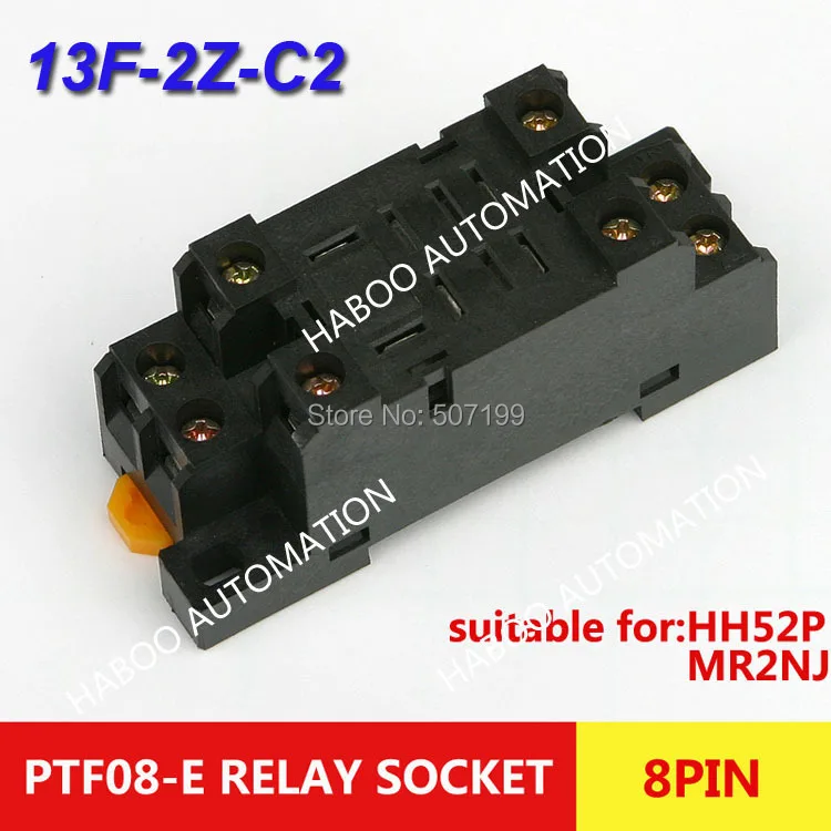 HABOO 10pcs/lot mini relay pin electrical socket PTF08A-E with high quality 8pin for LY2NJ HH62P series relay
HABOO 10pcs/lot mini relay pin electrical socket PTF08A-E with high quality 8pin for LY2NJ HH62P series relay