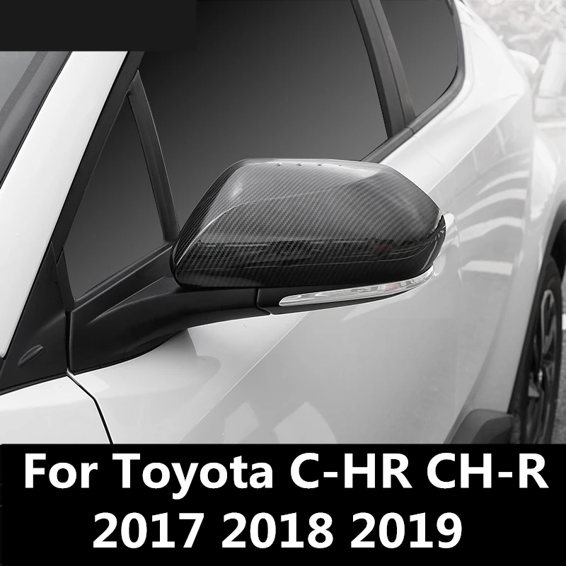 Автомобильные чехлы для зеркала заднего вида наружные украшения Toyota C HR CH R 2017 2018