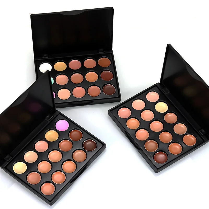 popfeel 10cmx8cmx1cm Mini 15 Colors Face Concealer Palette Camouflage Cream Contour maquillaje profesional corretivo maquiagem
popfeel 10cmx8cmx1cm Mini 15 Colors Face Concealer Palette Camouflage Cream Contour maquillaje profesional corretivo maquiagem