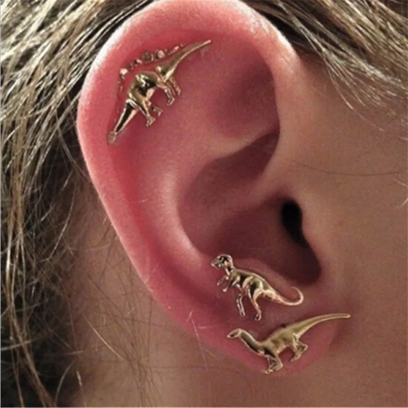 3pairs/set New Arrival Fashion Cute Dinosaur Earrings European and American Style Animal Design Earrings Jewelry 2018 Wholesale
3pairs/set New Arrival Fashion Cute Dinosaur Earrings European and American Style Animal Design Earrings Jewelry 2018 Wholesale