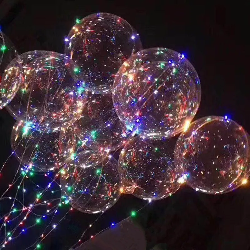 6 Pieces Clear Bubble Balloon With Led Strip Copper Wire Luminous Balloons For wedding Decorations Birthday Balls Party Supplies
6 Pieces Clear Bubble Balloon With Led Strip Copper Wire Luminous Balloons For wedding Decorations Birthday Balls Party Supplies