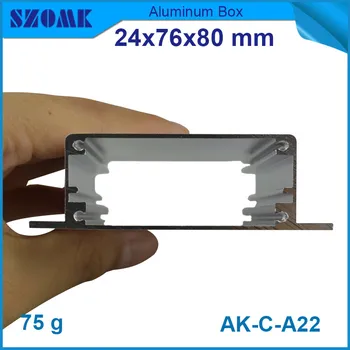 10pcs/lot silvery powder coating aluminum extrusion housing wall mounting outdoor cabinet 24*76*80mm
10pcs/lot silvery powder coating aluminum extrusion housing wall mounting outdoor cabinet 24*76*80mm