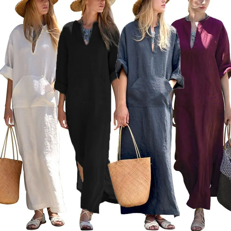 Dress For Beach 2019 Swimming Suit Women Cover Ups Swimwear Beaches Capes Long Sleeve Split Loose Neck Skirt Patchwork Acetate
Dress For Beach 2019 Swimming Suit Women Cover Ups Swimwear Beaches Capes Long Sleeve Split Loose Neck Skirt Patchwork Acetate