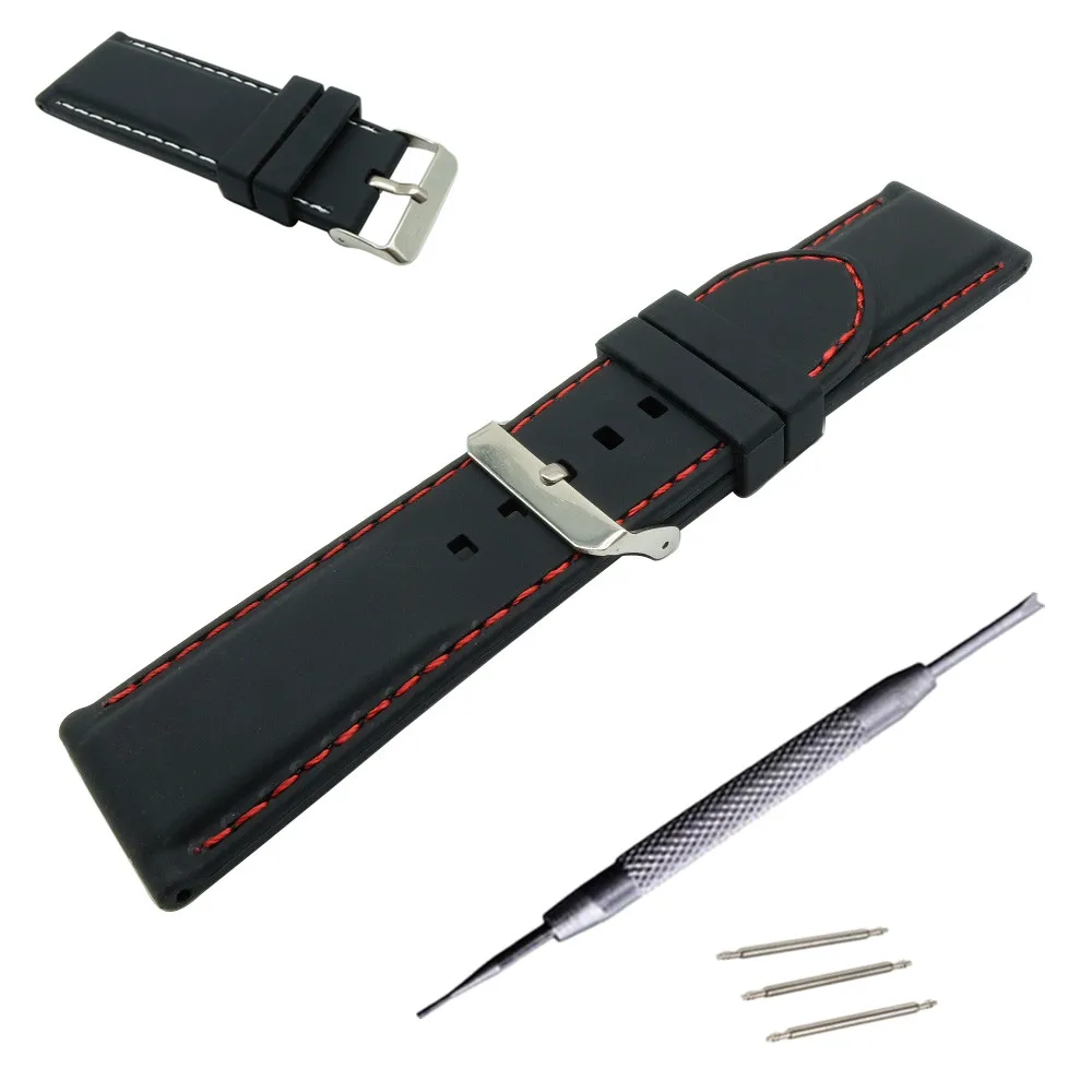 New 26mm 28mm Rubber Watch Band Strap Belt Clasp For Seven Friday Watchband Replace Pin Buckle Sport Waterproof
New 26mm 28mm Rubber Watch Band Strap Belt Clasp For Seven Friday Watchband Replace Pin Buckle Sport Waterproof