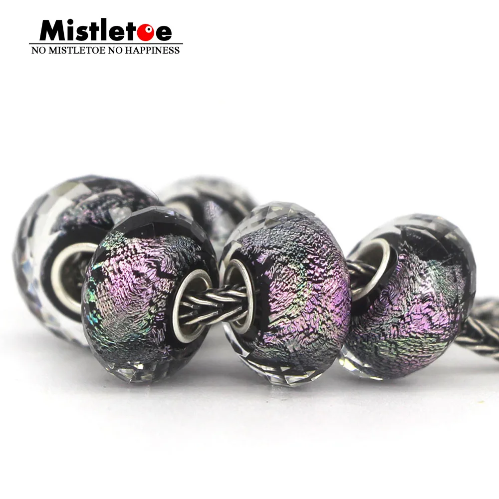 Mistletoe 925 Sterling Silver Murano Glass Faceted Colorful Foil Charm Bead Fit European Bracelet Jewelery 1pcs
Mistletoe 925 Sterling Silver Murano Glass Faceted Colorful Foil Charm Bead Fit European Bracelet Jewelery 1pcs