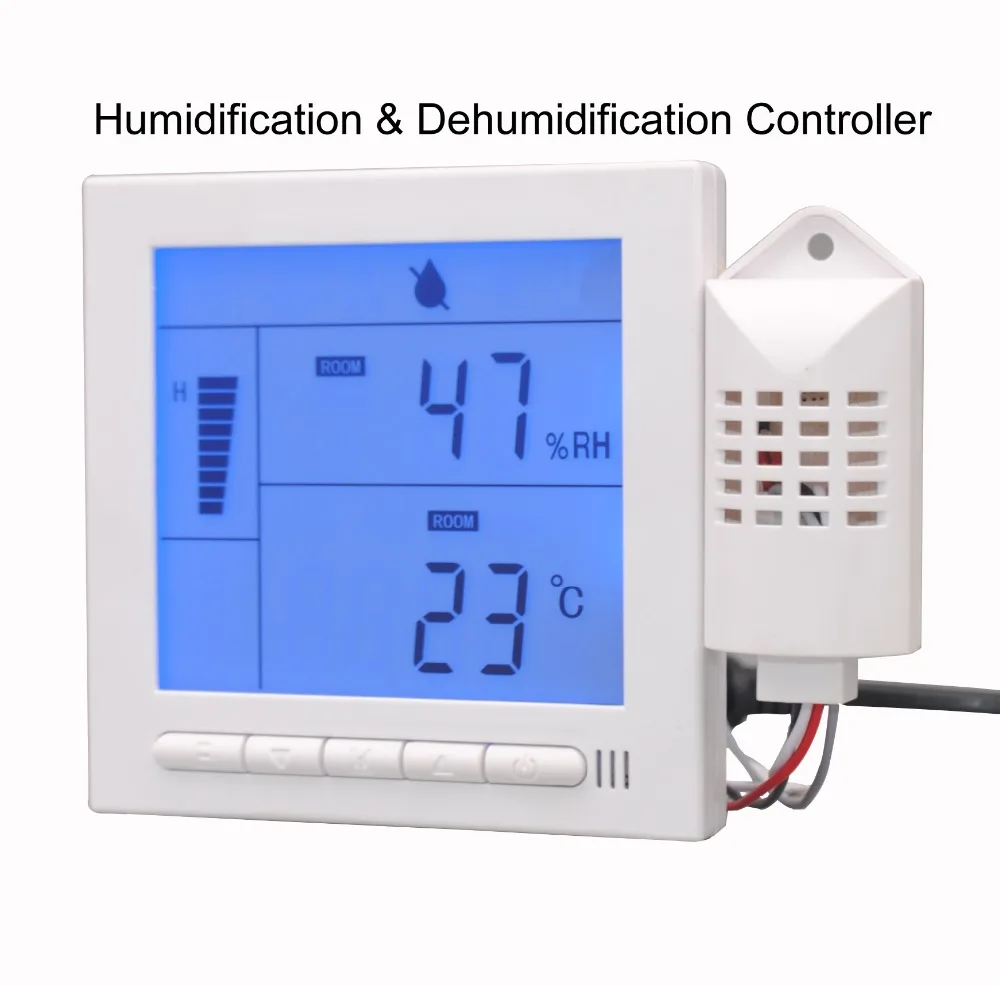 220V5A Programmable Humidification and dehumidification controller speed fan Output with Indoor temperature display
220V5A Programmable Humidification and dehumidification controller speed fan Output with Indoor temperature display