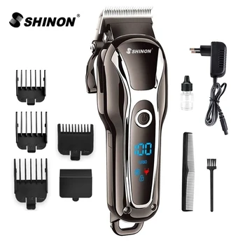 Professional Hair Clipper Set LED Display Haircut Electric Trimmer Hair Cutting Machine Beard Trimmer for Men Styling Tools
Professional Hair Clipper Set LED Display Haircut Electric Trimmer Hair Cutting Machine Beard Trimmer for Men Styling Tools