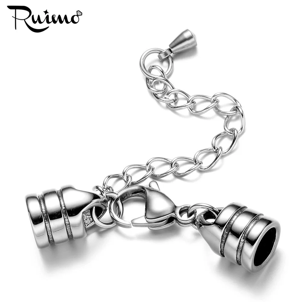 RUIMO 316L Stainless Steel Connector Clasp Hole Size 6 mm Lobster Clasp with Extender Chain for Bracelet DIY Jewelry Making
RUIMO 316L Stainless Steel Connector Clasp Hole Size 6 mm Lobster Clasp with Extender Chain for Bracelet DIY Jewelry Making