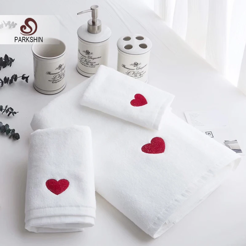 Parkshin Nordic Simple Life 100 % Cotton Love White Towel Super Soft Quickly Dry Bath Towel 3 Size 35X35cm 35x 75cm 70x140cm
Parkshin Nordic Simple Life 100 % Cotton Love White Towel Super Soft Quickly Dry Bath Towel 3 Size 35X35cm 35x 75cm 70x140cm