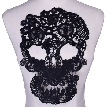 White Black Skull Lace Sewing Applique Lace Neckline Collar Applique Diy Craft Neckline Sewing Accessories Scrapbooking BW046
White Black Skull Lace Sewing Applique Lace Neckline Collar Applique Diy Craft Neckline Sewing Accessories Scrapbooking BW046
