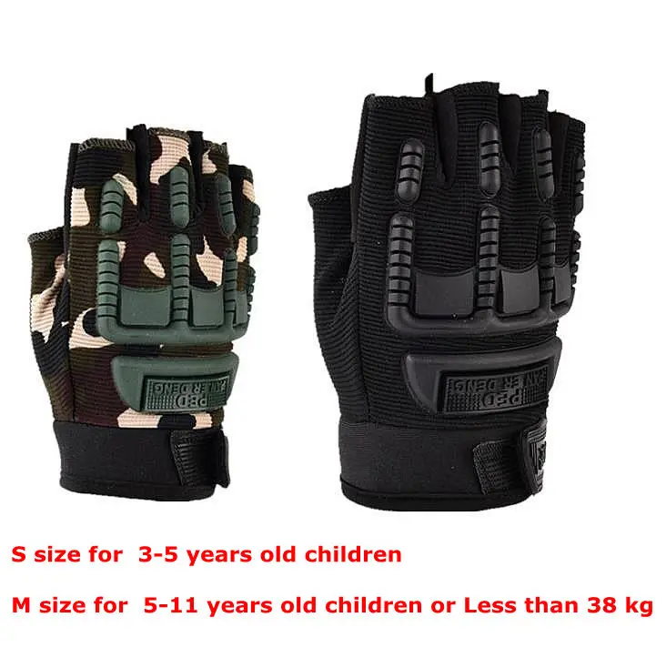 Camouflage Half Finger Tactical Gloves For Children Outdoor Shooting Hiking Hunting Climbing Cycling Riding girls boys glove
Camouflage Half Finger Tactical Gloves For Children Outdoor Shooting Hiking Hunting Climbing Cycling Riding girls boys glove