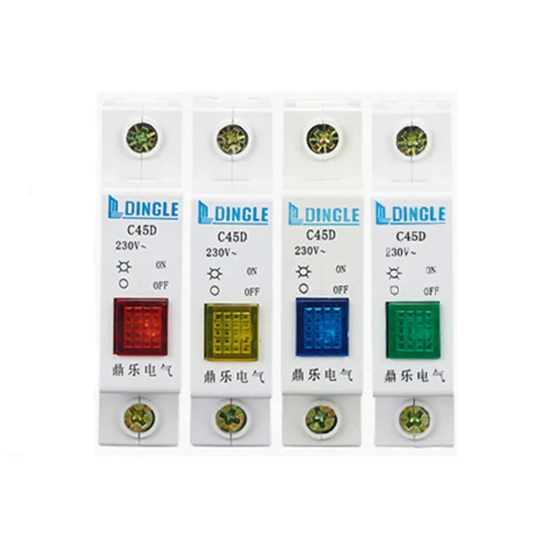 4Pcs Din Rail Mount 220V Indicator LED Lamp C45D Indicating LED Signal Light Indication Pilot Light
4Pcs Din Rail Mount 220V Indicator LED Lamp C45D Indicating LED Signal Light Indication Pilot Light