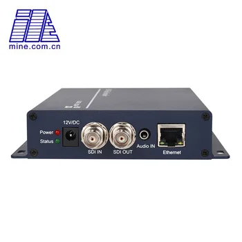 

New Updated H.265 & H.264 HD/SD/3G SDI Input + Loop Out Video Audio Encoder to HTTP RTSP RTMP UDP ONVIF Streaming