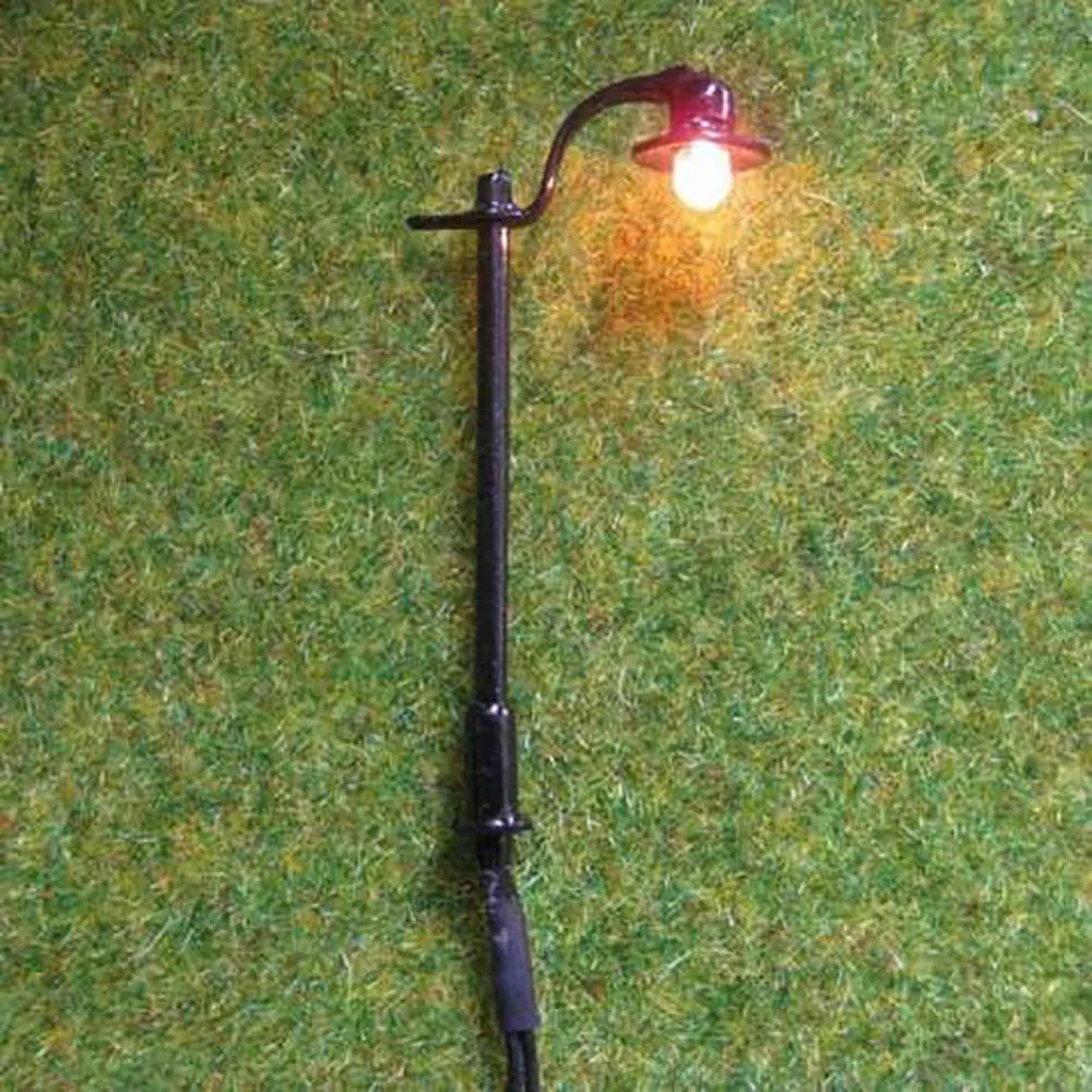 10 pcs Single Head Garden Light Black Lamppost Miniature Park Patio Lamps 1:150 N Scale 4.5cm 12V
10 pcs Single Head Garden Light Black Lamppost Miniature Park Patio Lamps 1:150 N Scale 4.5cm 12V