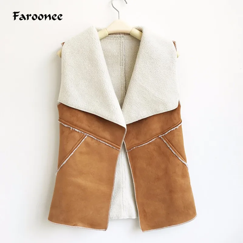 Spring Autumn Women Suede Leather Faux Fur Herringbone Vest Jacket Lady Fall Sleeveless Open Front Fake Fleece Wasitcoat Casual
Spring Autumn Women Suede Leather Faux Fur Herringbone Vest Jacket Lady Fall Sleeveless Open Front Fake Fleece Wasitcoat Casual