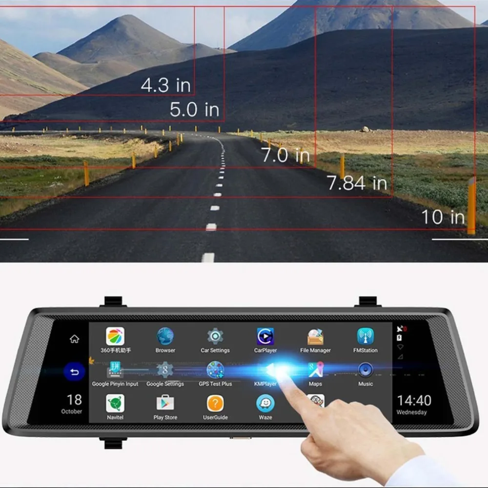 Car Dash Camera Rearview Mirror Camera WIFI bluetooth 1080P Streaming Media Dash Bluetooth Rearview Mirror
Car Dash Camera Rearview Mirror Camera WIFI bluetooth 1080P Streaming Media Dash Bluetooth Rearview Mirror
