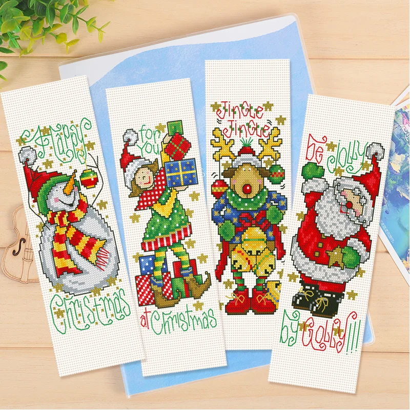Christmas DIY Craft Stich Cross Stitch Bookmark Nests Plastic Fabric Needlework Embroidery Crafts Counted Cross-Stitching Kit
Christmas DIY Craft Stich Cross Stitch Bookmark Nests Plastic Fabric Needlework Embroidery Crafts Counted Cross-Stitching Kit
