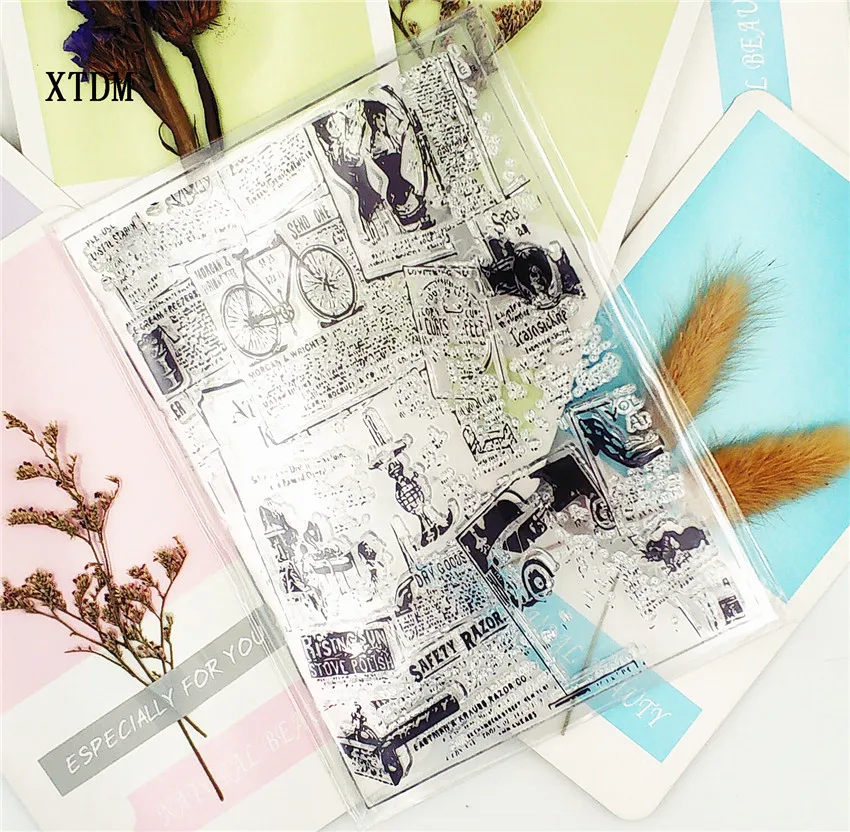 Hot selling Newspaper B transparent clear stamp / silicone seal roller stamp DIY scrapbook album / card production
Hot selling Newspaper B transparent clear stamp / silicone seal roller stamp DIY scrapbook album / card production