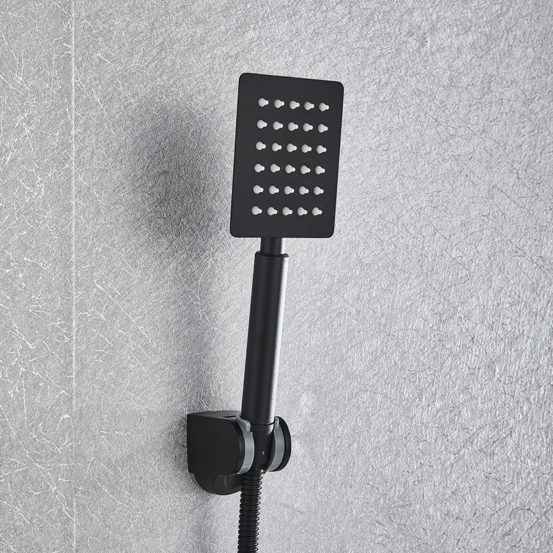 Bathroom Shower 2-Functions Black Digital Shower Faucets Set Rainfall Shower Head 2-way Digital Display Mixer Tap Shower Mixer Bathroom Shower 2-Functions Black Digital Shower Faucets Set Rainfall Shower Head 2-way Digital Display Mixer Tap Shower Mixer