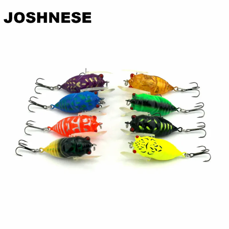 JOSHNESE High Quality Insect Durable Flexible Artificial Bait Imitation Cicada Shape Fishing Lure With Fishhook Fishing Gear
JOSHNESE High Quality Insect Durable Flexible Artificial Bait Imitation Cicada Shape Fishing Lure With Fishhook Fishing Gear