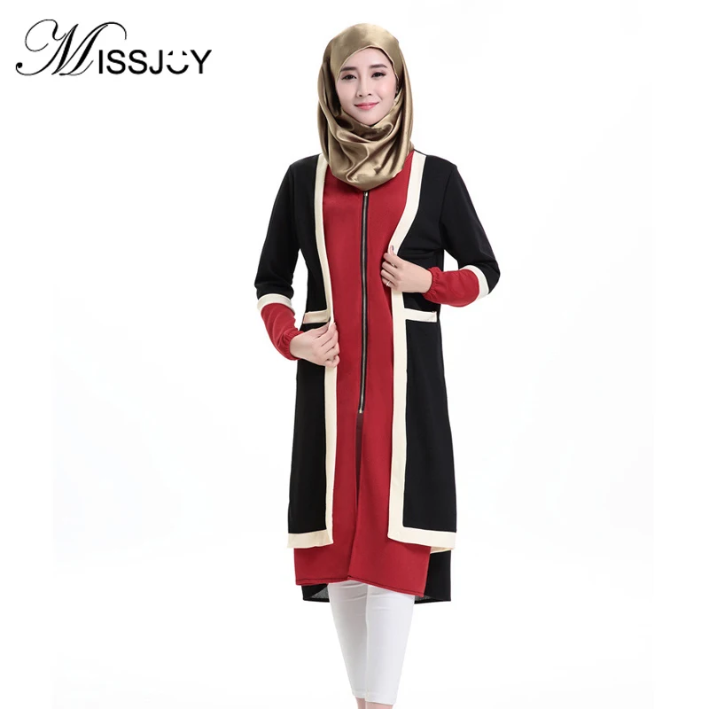 MISSJOY/женская мусульманская одежда на Ближнем Востоке куртка из искусственного