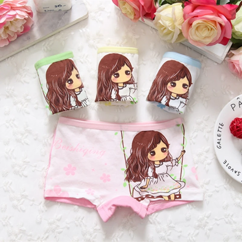 4pcs/Set Cotton Girls Boxers Girls Panties Briefs Kids Cotton Underwear Shorts Pants Children Underpants
4pcs/Set Cotton Girls Boxers Girls Panties Briefs Kids Cotton Underwear Shorts Pants Children Underpants