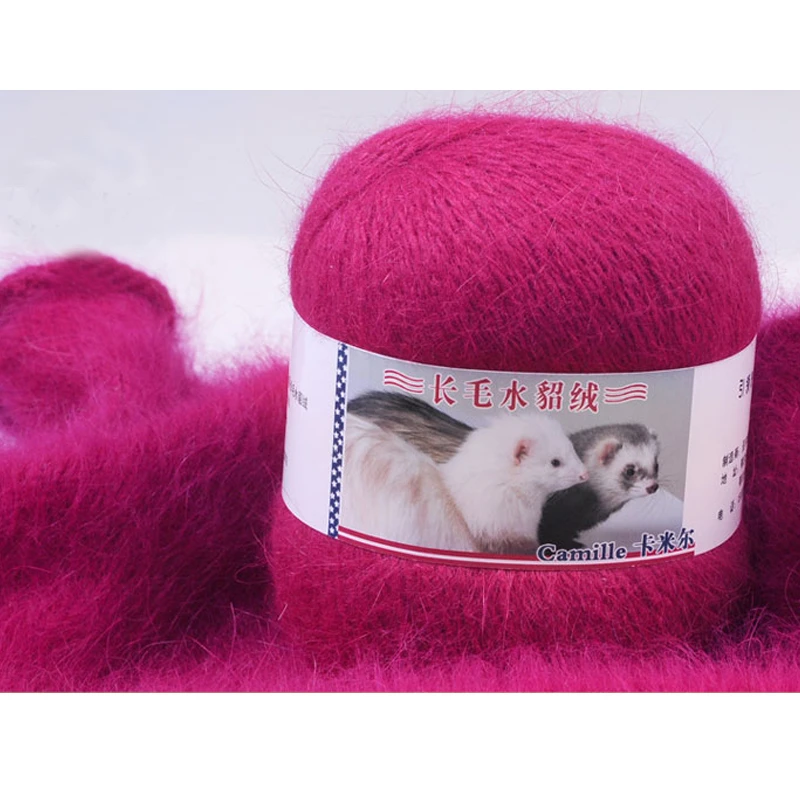 100g/2 Ball Angola Wool Mink Yarn for Kintting Luxury Fur Hairy Cashmere Yarn mohair wool marifetli Weave laine a tricoter
100g/2 Ball Angola Wool Mink Yarn for Kintting Luxury Fur Hairy Cashmere Yarn mohair wool marifetli Weave laine a tricoter
