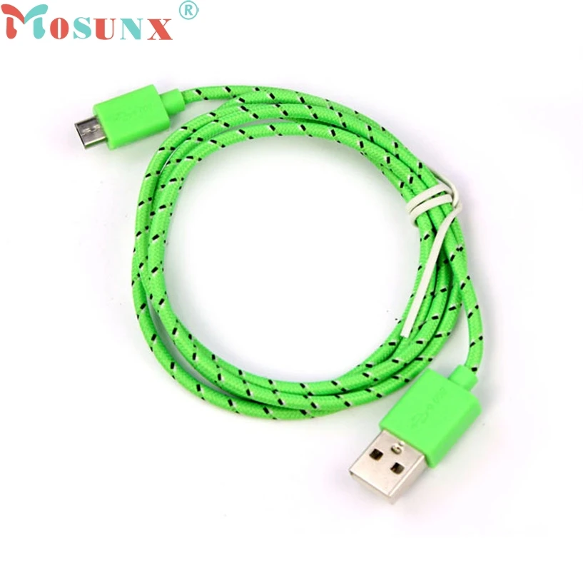 mosunx NEW Mecall Hemp Rope Micro USB Charger Charging Sync Data Cable Cord for HTC for Samsung wholesale
mosunx NEW Mecall Hemp Rope Micro USB Charger Charging Sync Data Cable Cord for HTC for Samsung wholesale