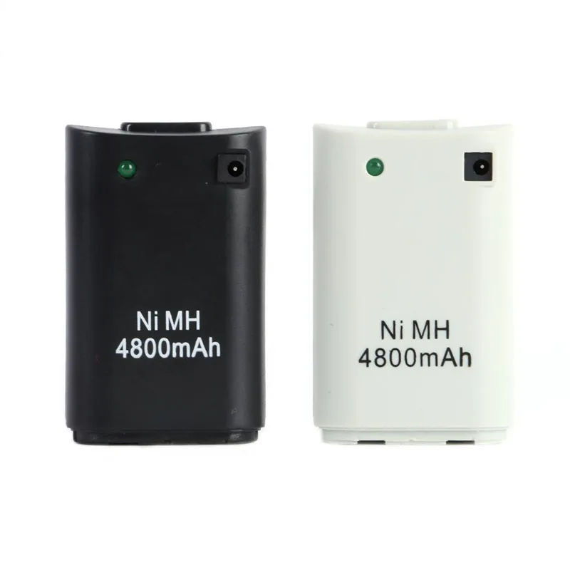 4800mAh Battery Pack With Charging Cable for Microsoft Xbox 360 Wireless Controller Battery Pack Black/White
4800mAh Battery Pack With Charging Cable for Microsoft Xbox 360 Wireless Controller Battery Pack Black/White