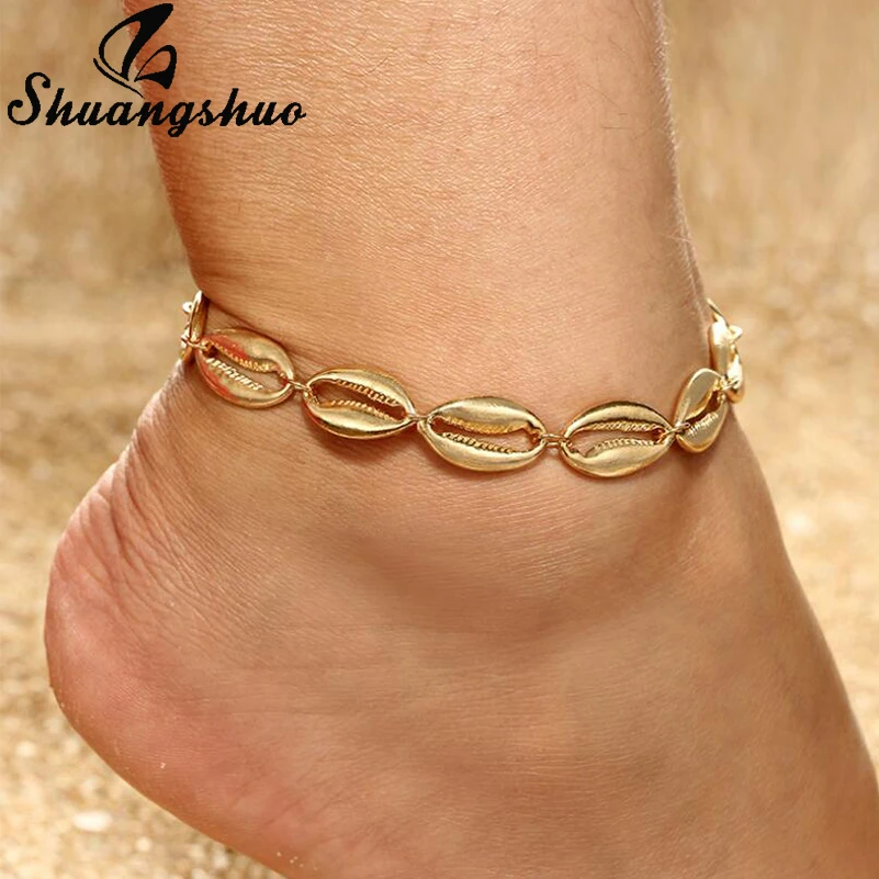 Shuangshuo Fashion Metal Shell Anklets for Women Gold Ankle Bracelet Boho Link Chain Seashell Ankle Leg Bracelet Beach Jewelry
Shuangshuo Fashion Metal Shell Anklets for Women Gold Ankle Bracelet Boho Link Chain Seashell Ankle Leg Bracelet Beach Jewelry
