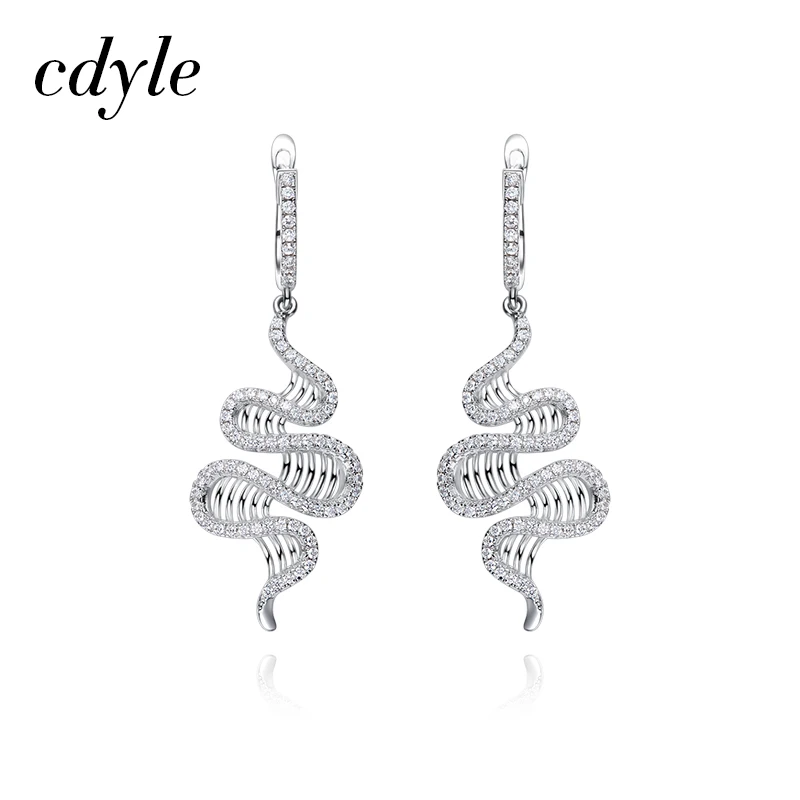 Cdyle Trendy Women Earrings Dangle Earrings Sliver Color Australian Rhinestone Paved Bijoux S925 Sterling Silver Jewelry Gift
Cdyle Trendy Women Earrings Dangle Earrings Sliver Color Australian Rhinestone Paved Bijoux S925 Sterling Silver Jewelry Gift