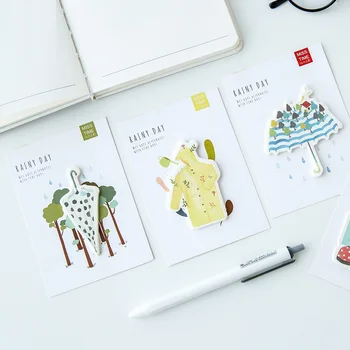 4 pcs/Lot Cute raincoat rain shoes memo pad Umbrella Post sticker diary mark Office planner material School supplies DM691
4 pcs/Lot Cute raincoat rain shoes memo pad Umbrella Post sticker diary mark Office planner material School supplies DM691