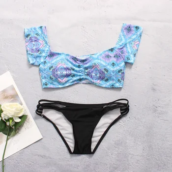2019 Summer women Vintage Print Bikini Set Push Up Wide Straps Bikini Sexy Beachwear Swimsuit 2 Piece suit Biquini
2019 Summer women Vintage Print Bikini Set Push Up Wide Straps Bikini Sexy Beachwear Swimsuit 2 Piece suit Biquini