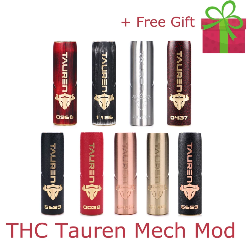 Electronic Cigarette Mech mod Original THC Tauren Mech Mod support single 18650/20700/21700 vs vgod mech pro elite mod
Electronic Cigarette Mech mod Original THC Tauren Mech Mod support single 18650/20700/21700 vs vgod mech pro elite mod