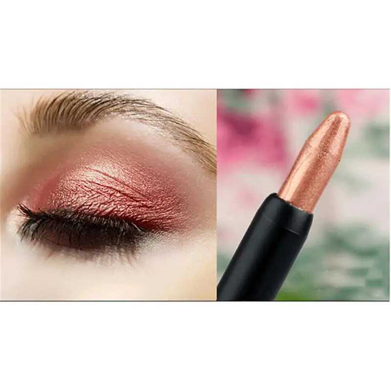Image Waterproof Not Blooming Cosmetic Crayon Pen Highlighter Eye Shadow Cream Eyeshadow Pencil For Women Beauty
