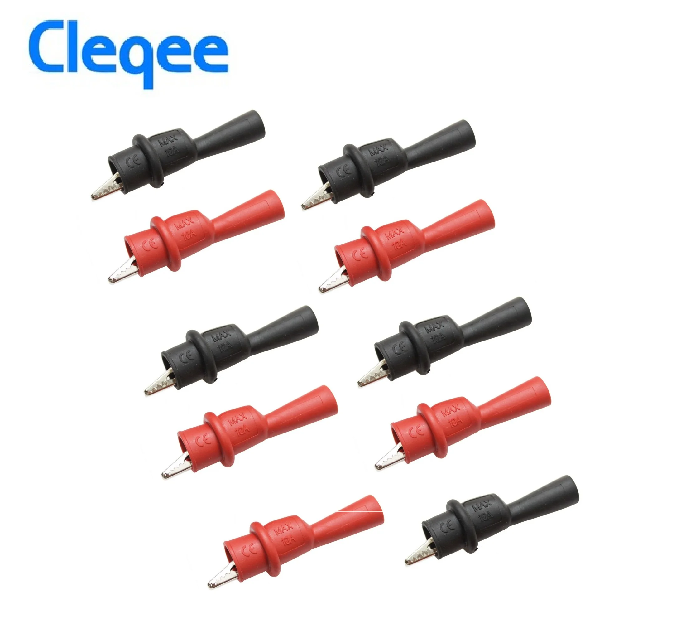 Hot Cleqee P2008 10PCS Insulation Metal Alligator Clips Electric Test Accessories The Tail Can Match the Multimeter Probe
Hot Cleqee P2008 10PCS Insulation Metal Alligator Clips Electric Test Accessories The Tail Can Match the Multimeter Probe
