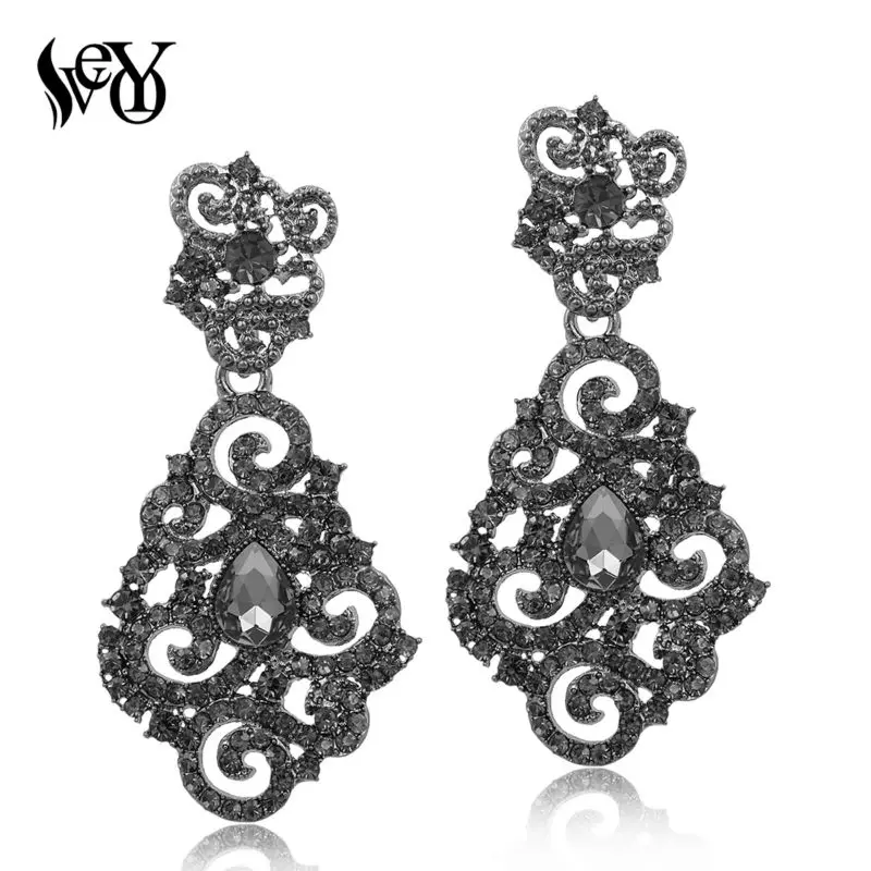 VEYO Crystal Rhinestone Dangle Earrings For women Hollow Fashion Jewelry brincos Pendientes
VEYO Crystal Rhinestone Dangle Earrings For women Hollow Fashion Jewelry brincos Pendientes