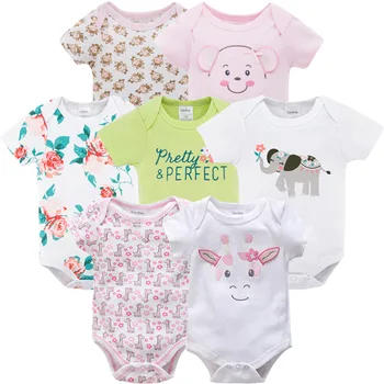 7PCS/LOT Baby Rompers 2019 Summer Short Sleeve 100% Cotton Overalls Newborn Clothes Roupas de bebe Boys Girls Jumpsuit Clothing
7PCS/LOT Baby Rompers 2019 Summer Short Sleeve 100% Cotton Overalls Newborn Clothes Roupas de bebe Boys Girls Jumpsuit Clothing