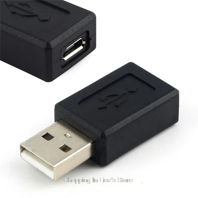 New High Speed USB 2.0 Male to Micro USB Female Converter Connector Male to FemaleClassic Simple Design Black Wholesale Adapter
New High Speed USB 2.0 Male to Micro USB Female Converter Connector Male to FemaleClassic Simple Design Black Wholesale Adapter