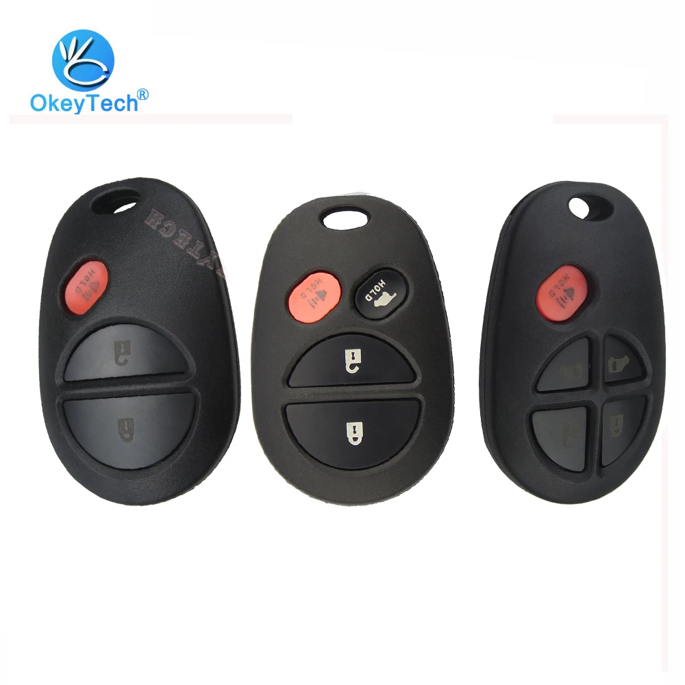 OkeyTech автомобильный Стайлинг замена 3 4 5 кнопок дистанционный Автомобильный ключ