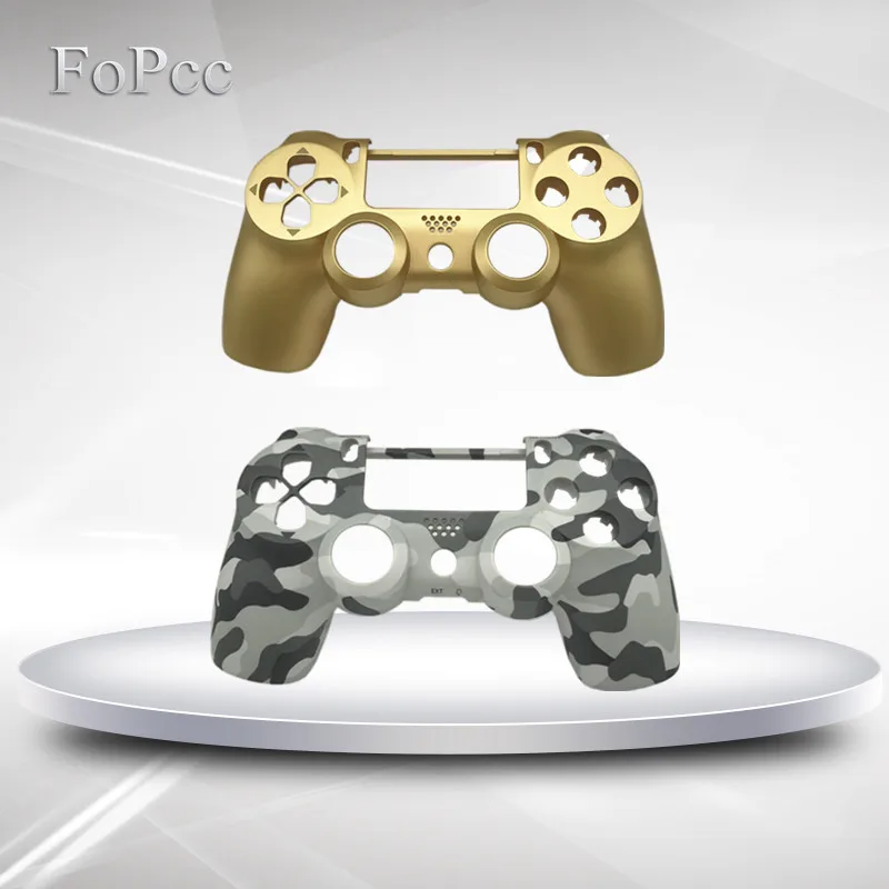 FoPcc Joystick Camouflage & Golden Front Shell Housing Upper Case Faceplate for PS4 Controller
FoPcc Joystick Camouflage & Golden Front Shell Housing Upper Case Faceplate for PS4 Controller