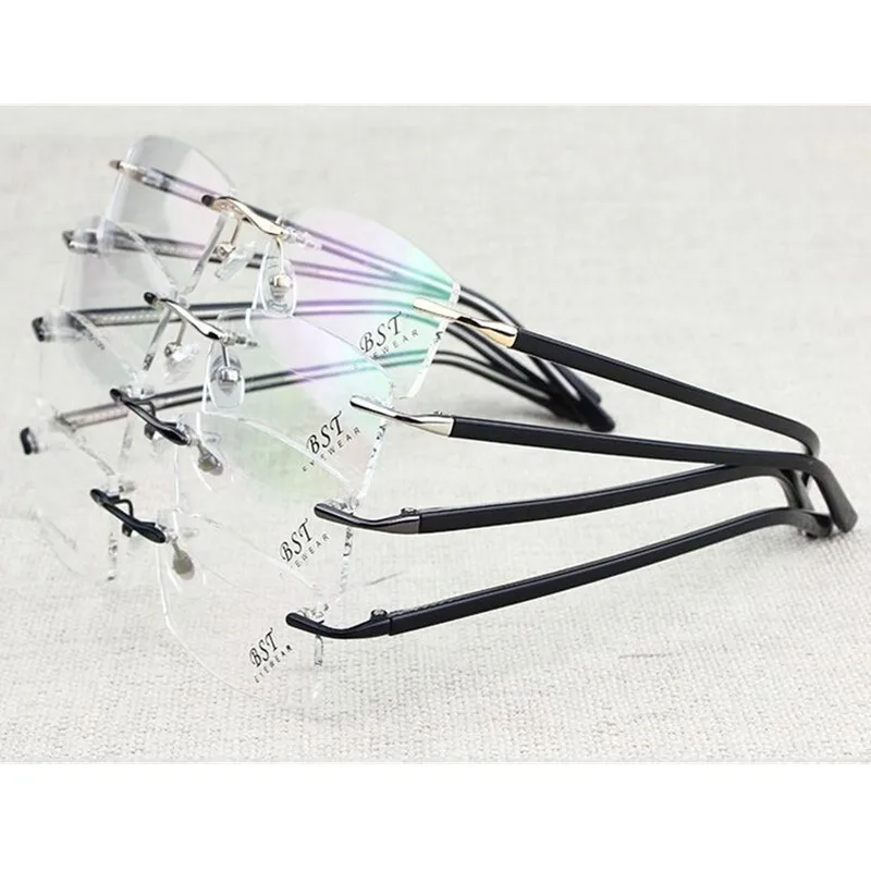 Memory Titanium Rimless Eyeglass Frames myopia Rx able light Glasses Men Women Top Quality
Memory Titanium Rimless Eyeglass Frames myopia Rx able light Glasses Men Women Top Quality