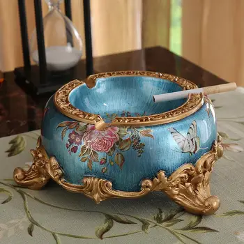 European-style retro natural resin ashtray, American-style living room bar office furnishings creative personality decorations
European-style retro natural resin ashtray, American-style living room bar office furnishings creative personality decorations